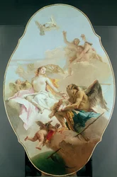 Una alegoría con Venus y el Tiempo, hacia 1754-58